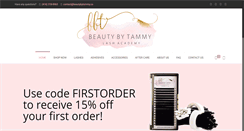 Desktop Screenshot of beautybytammyshop.com