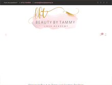 Tablet Screenshot of beautybytammyshop.com